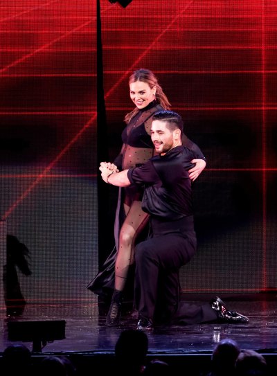 Hannah Brown Lit Up With Alan Bersten on DWTS Tour Performance