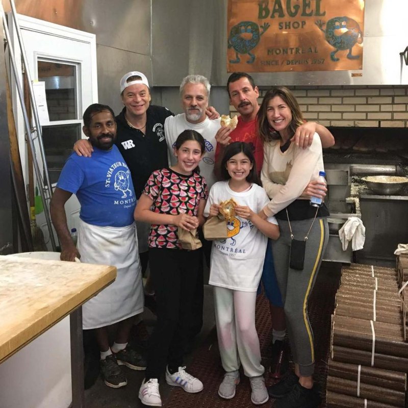 Adam Sandler Eating a Bagel