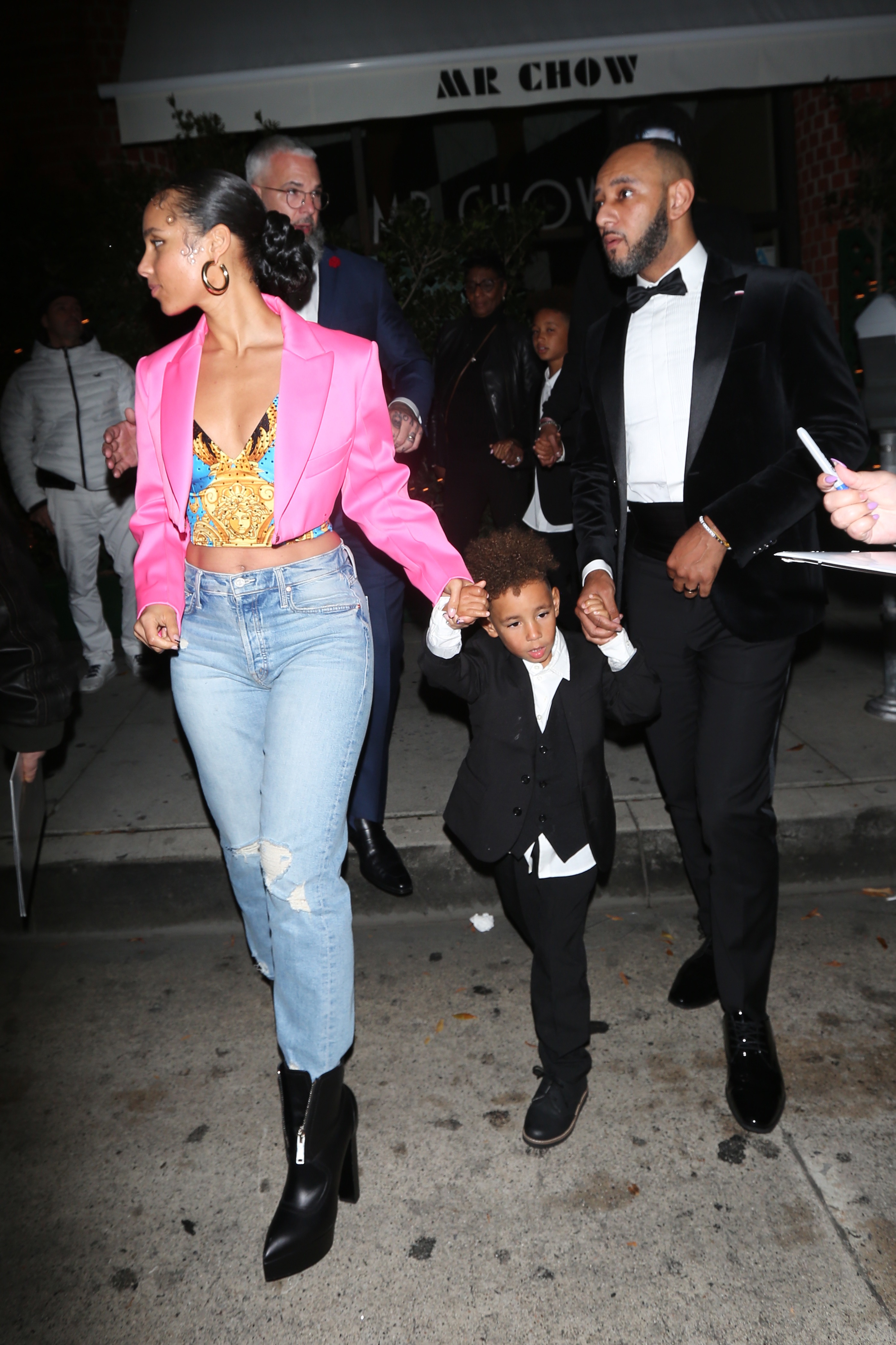 Alicia Keys and Her Family