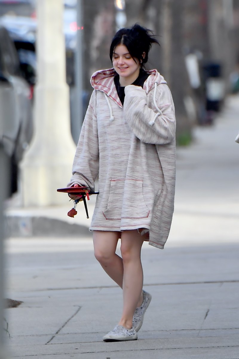 Ariel Winter Wears Over-Sized Sweater