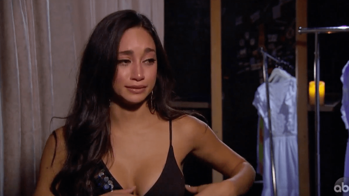 Victoria Crying on The Bachelor