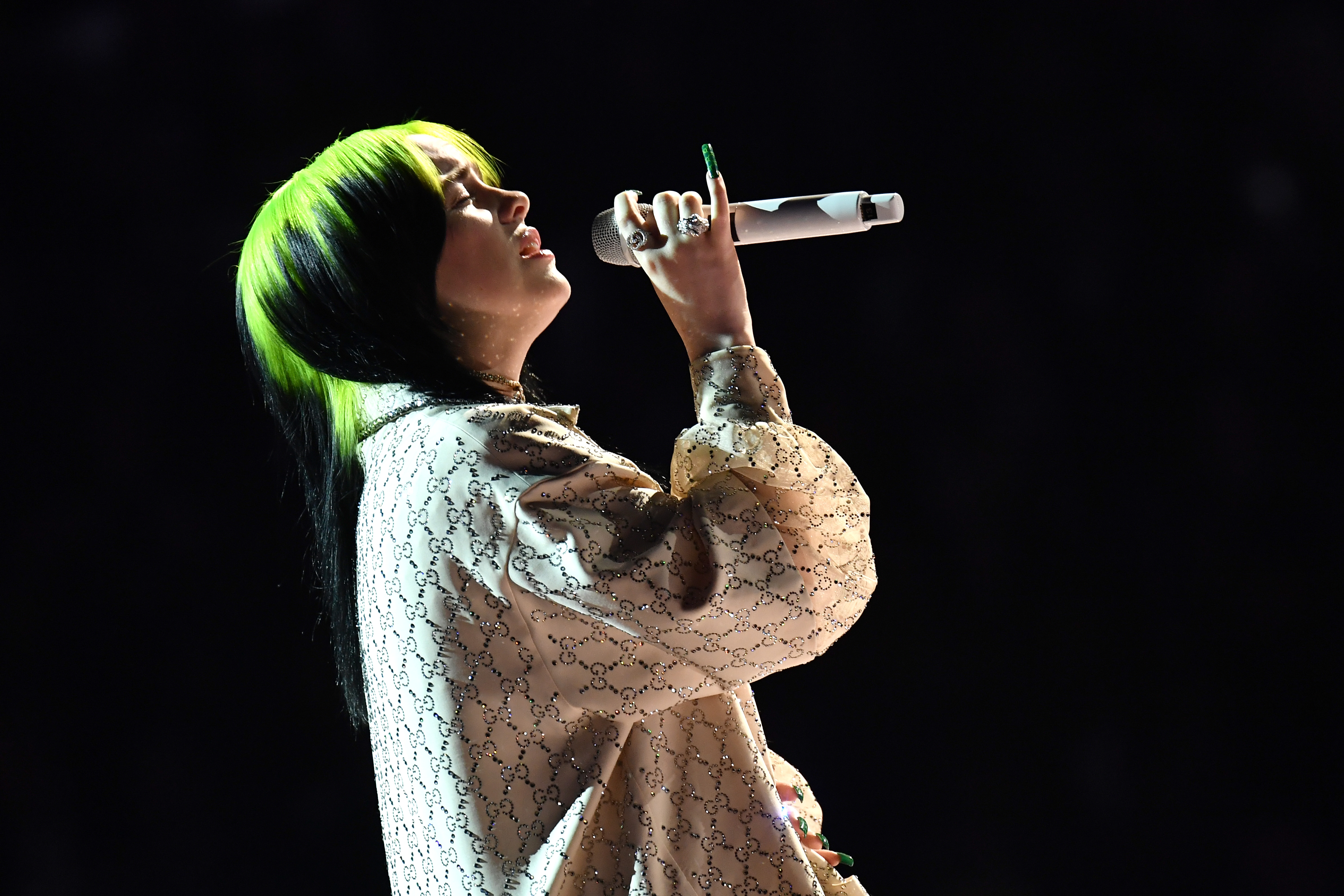 Billie Eilish Singing at 2020 Grammys