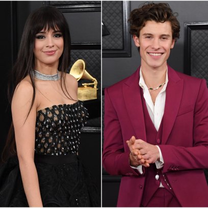Camila Cabello and Shawn Mendes Walk Grammys Carpet Separate