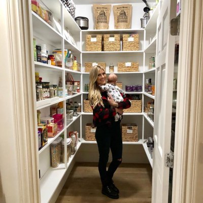 Christina Anstead Carrying Baby Hudson