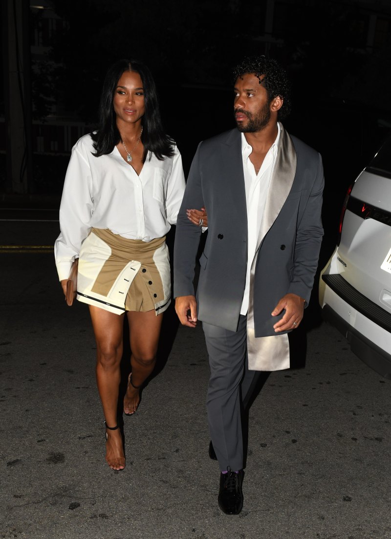 Ciara and Russell Wilson