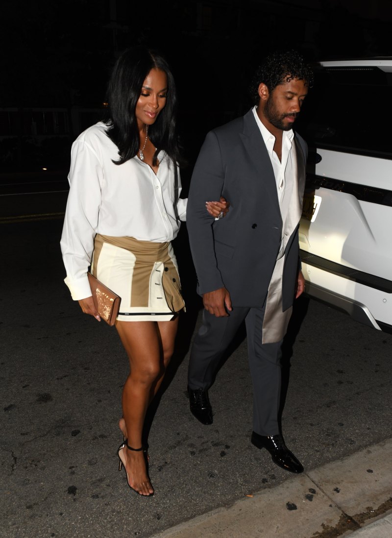 Ciara and Russell Wilson