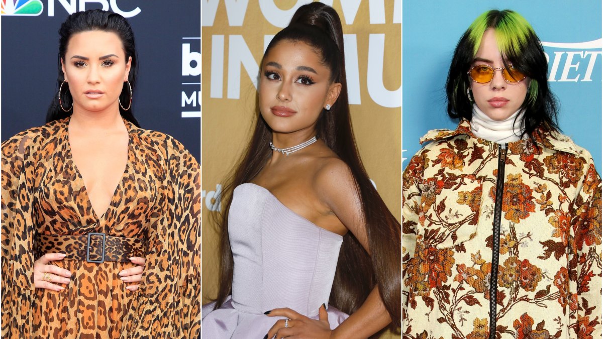 Demi Lovato Ariana Grande Billie Eilish Grammys Performers