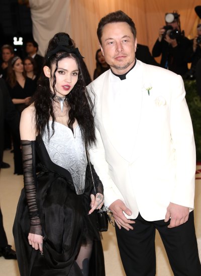 Elon Musk and Grimes at Met Gala