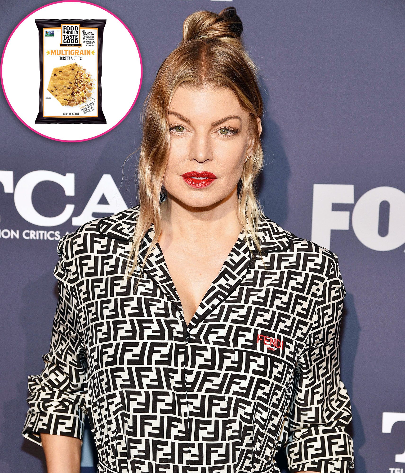 Fergie Snacks On Food Should Taste Good Chips