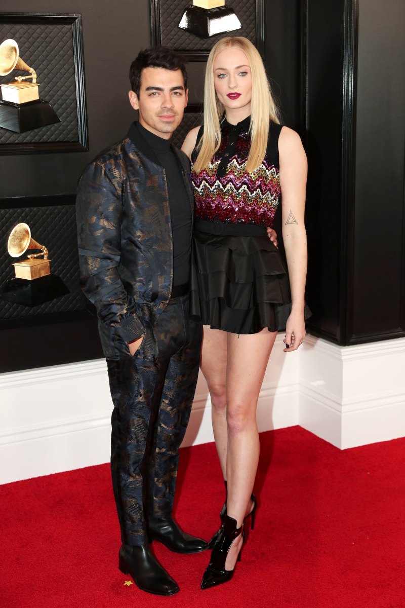 Joe Jonas and Sophie Turner at the Grammys