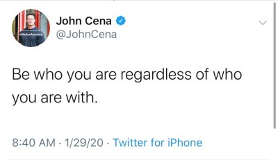 John Cena's Tweet