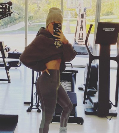 Khloe Kardashian In Workout Attire
