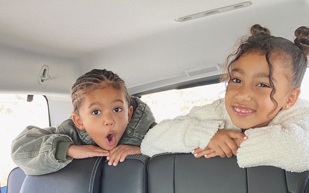 Kim Kardashian Proves North and Saint West Finally Get Along