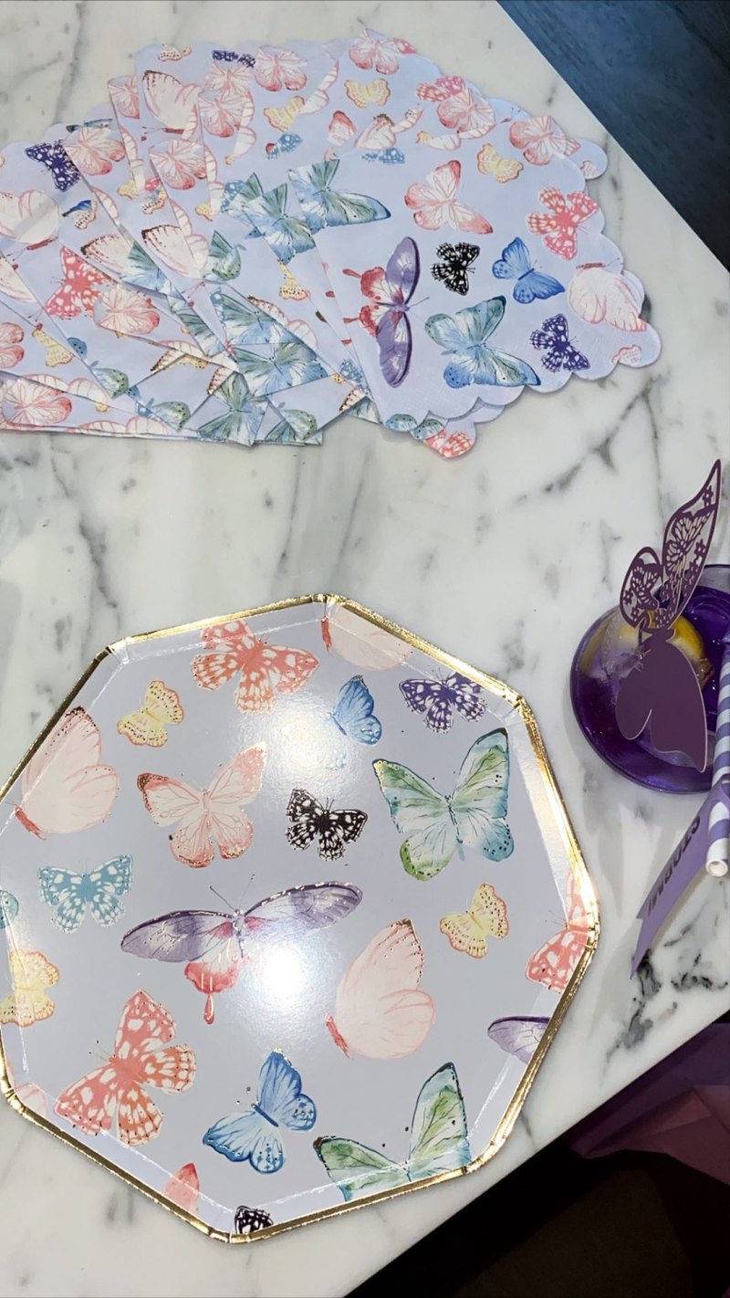 Kylie Jenner Hosts Butterfly-Themed Stormi Collection Launch Party