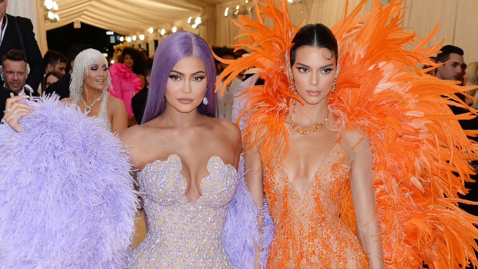 Kylie Jenner and Kendall Jenner at the 2019 Met Gala