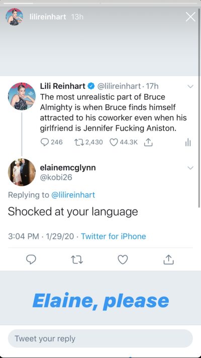 Lili Reinhart Calling Fan Out