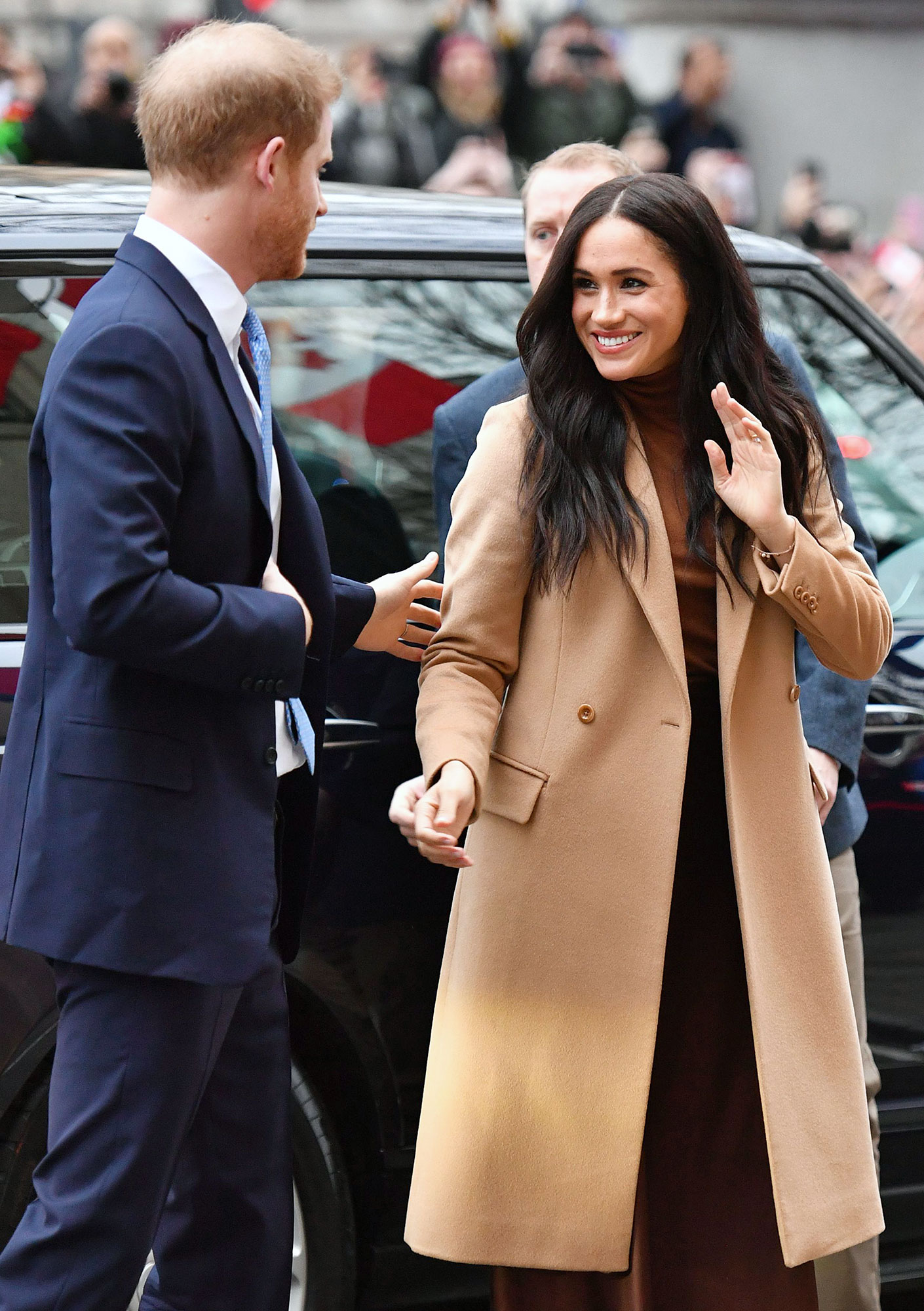 Megan Markle and Prince Harry Make Their First Public Appearance of 2020