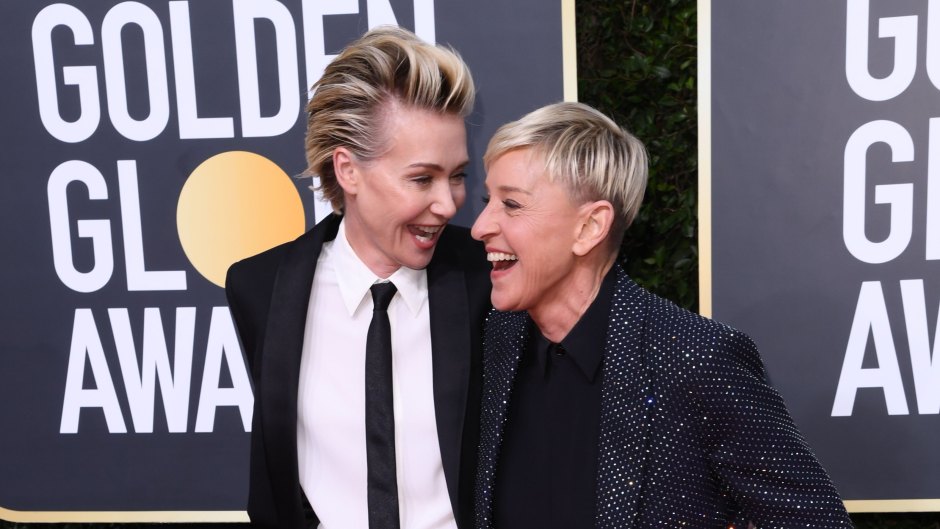 Portia de Rossi and Ellen DeGeneres 77th Annual Golden Globe Awards