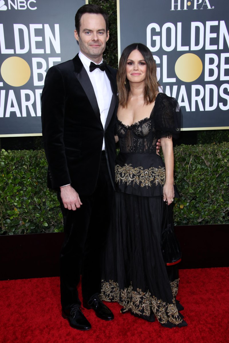 Rachel Bilson and Bill Hader at Golden Globes