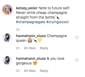 Hannah Ann and Kelsey Joke About Champagne Gate on The Bachelor