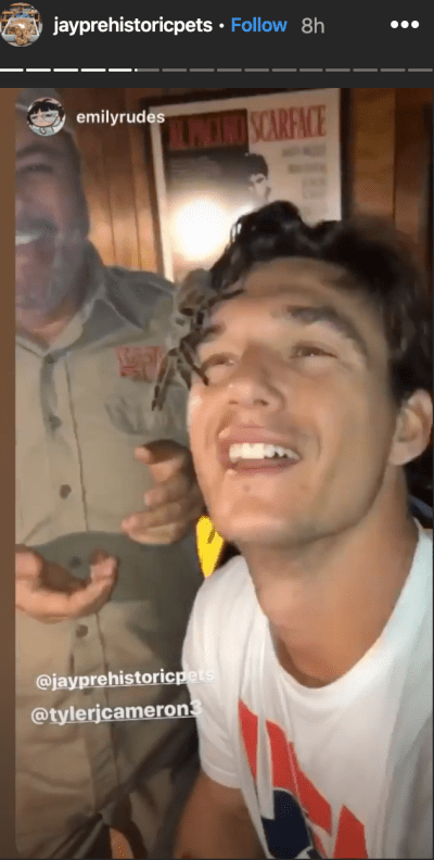 Jay Brewer Shares Tyler and Stassie at Animal Party
