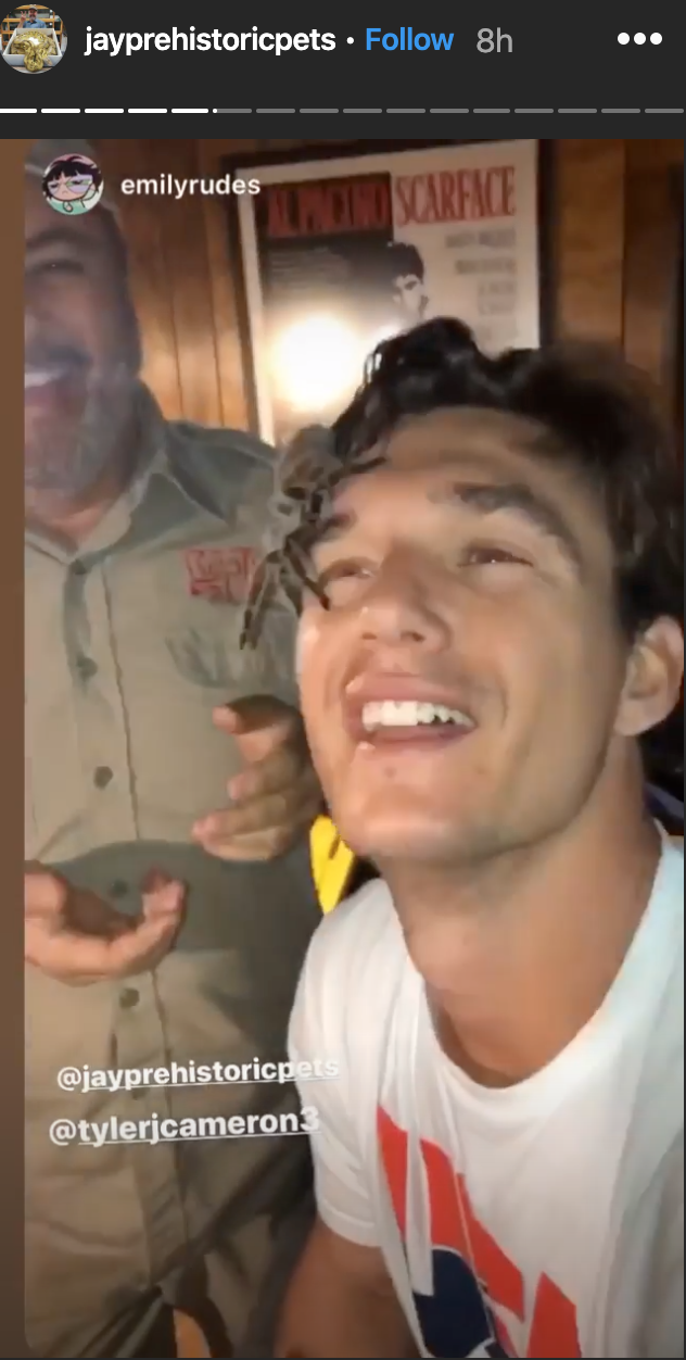 Jay Brewer Shares Tyler and Stassie at Animal Party