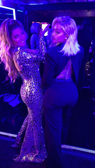Shania Twain and Bebe Rexha at the Grammys