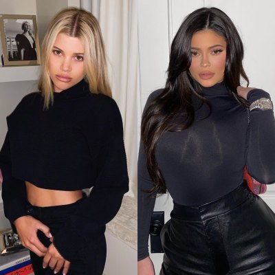 Sofia Richie, Kylie Jenner Split Image
