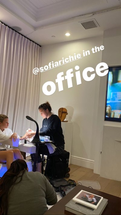 Scott Disick and Sofia Richie Have a Cozy Night In