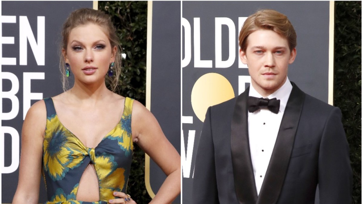 Taylor Swift and Joe Alwyn at the 2020 Golden Globes
