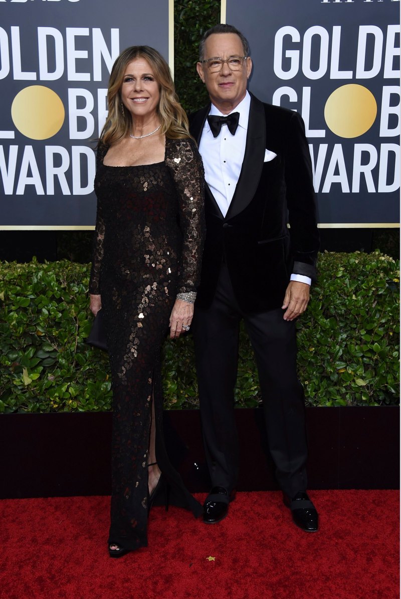 Tom Hanks and Rita Wilson at Golden Globes
