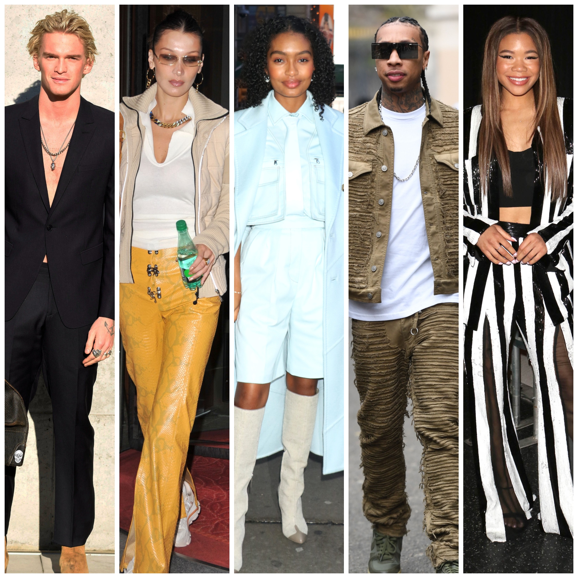 Cody Simpson, Bella Hadid, Yara Shahidi, Tyga, Storm Reid Best Worst Dressed Celebs Winter