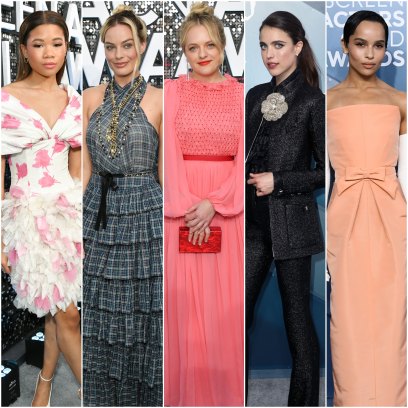 Storm Reid, Margot Robbie, Elisabeth Moss, Margaret Qualley, Zoe Kravitz Best Worst Dressed SAG Awards 2020