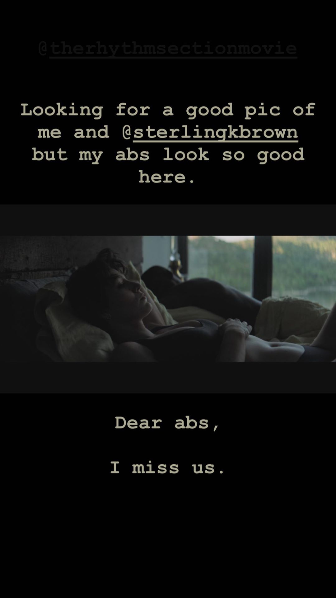 Blake Lively Misses Her Abs While Promoting Movie