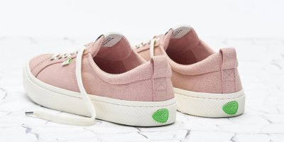 canvas sneakers rose