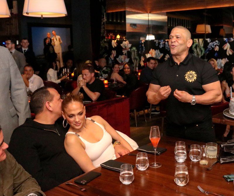 Jennifer Lopez and Alex Rodriguez Get Cozy While Celebrating Friend's Birthday