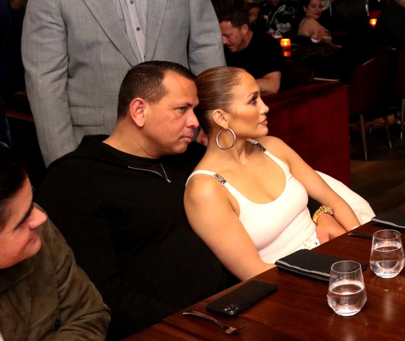 Jennifer Lopez and Alex Rodriguez Get Cozy While Celebrating Friend's Birthday