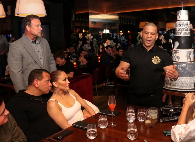 Jennifer Lopez and Alex Rodriguez Get Cozy While Celebrating Friend's Birthday