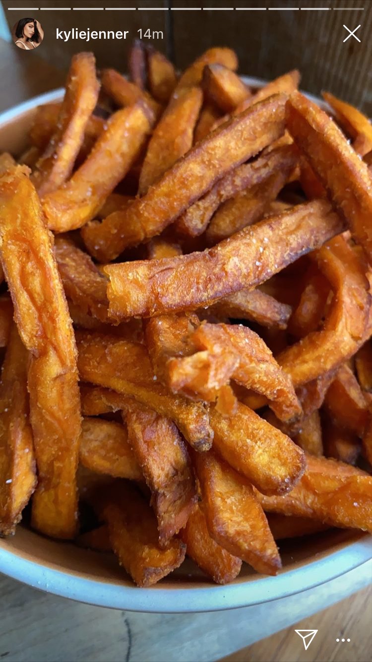 Kylie Jenner Food French Fries