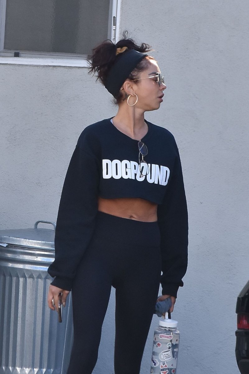 Sarah Hyland's Abs While Leaving the Gym