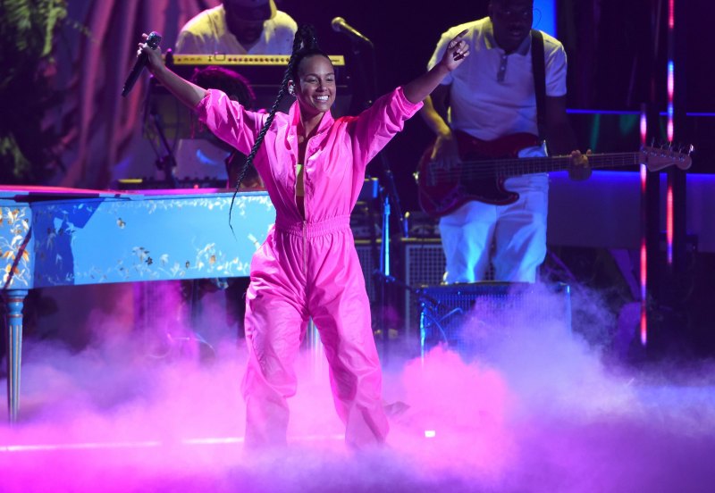 Alicia Keys Performing at the 2020 Grammys