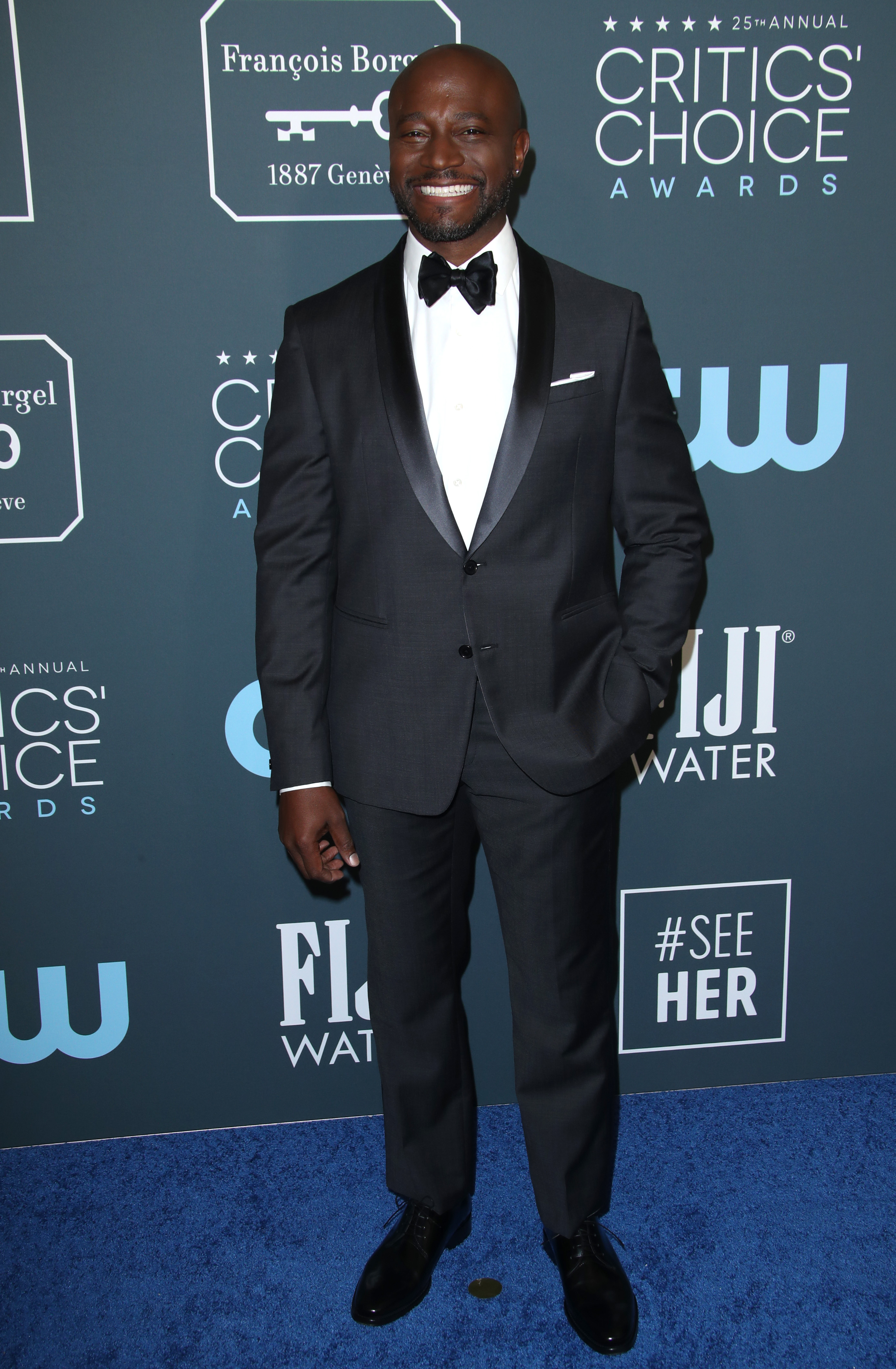 Taye Diggs 25th Annual Critics' Choice Awards, Arrivals, Barker Hanger, Los Angeles, USA - 12 Jan 2020