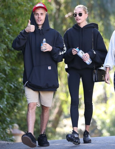 Justin Bieber and Hailey Bieber out and about, Los Angeles, USA - 12 Jan 2020