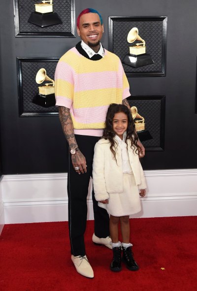 Chris Brown and Royalty 62nd Annual Grammy Awards - Arrivals, Los Angeles, USA - 26 Jan 2020