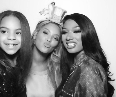 Megan Thee Stallion With Beyonce and Blue Ivy