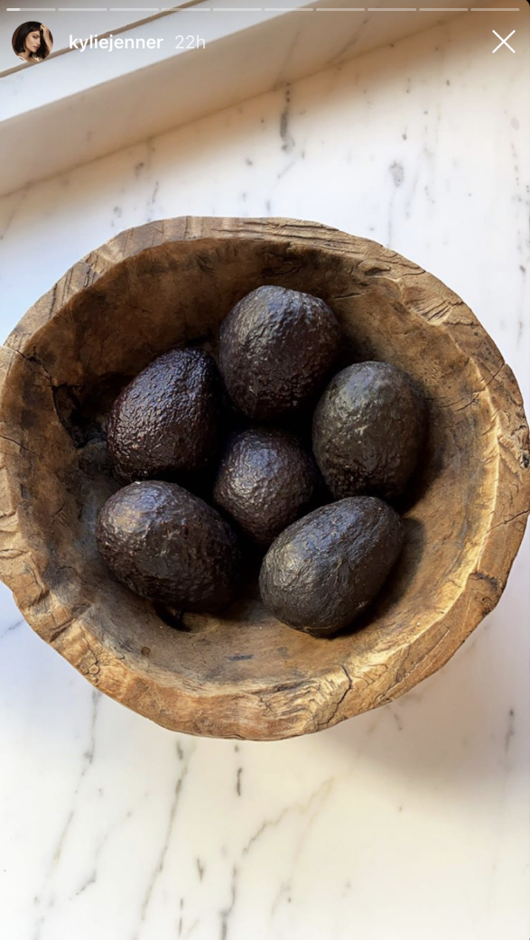 What Kylie Jenner Eats Avocado