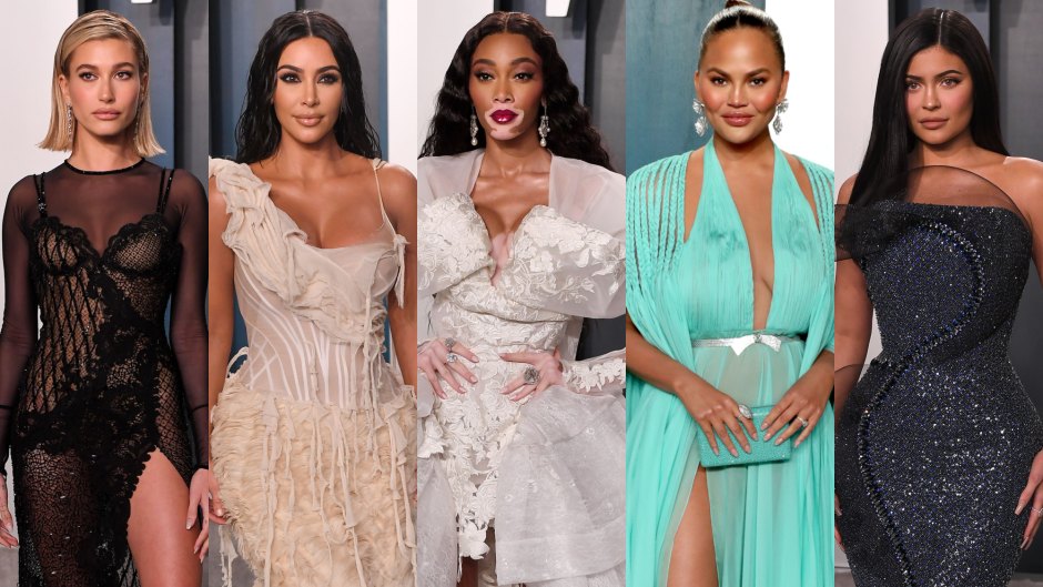 Hailey Baldwin, Kim Kardashian, Winnie Harlow, Chrissy Teigen, Kylie Jenner