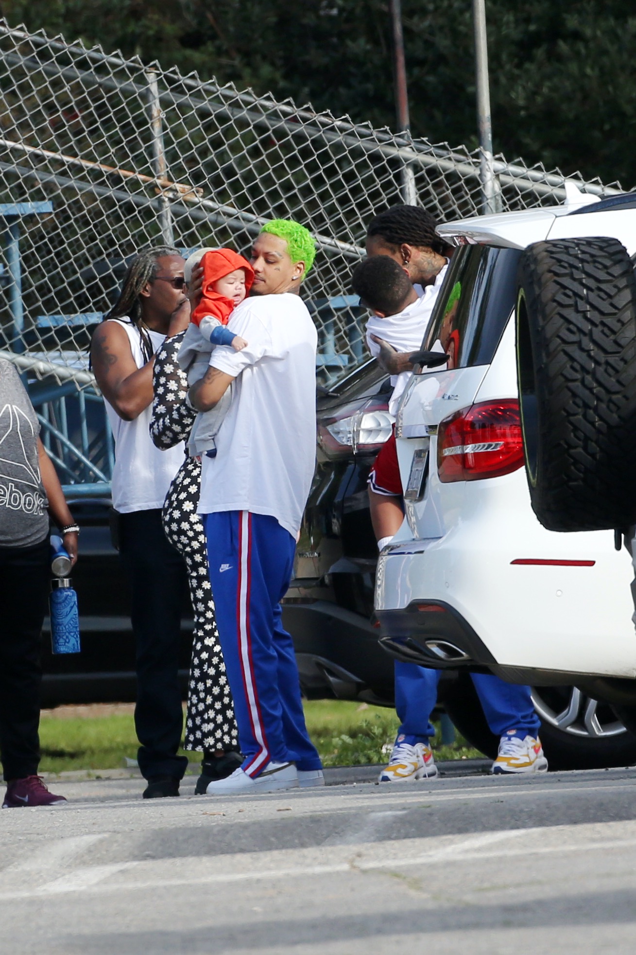 Amber Rose Attends Son's Baseball Game With Ex Wiz Khalifa and Her Baby Daddy Alexander