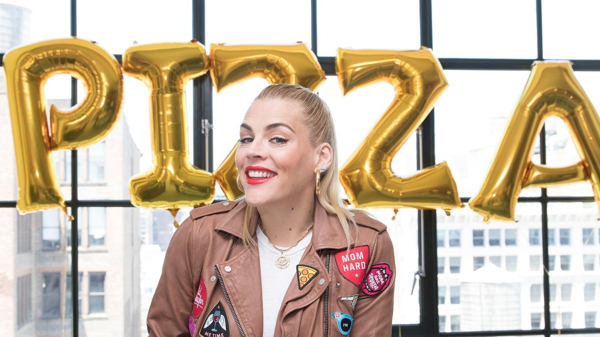 Busy Philipps With Some Pizza