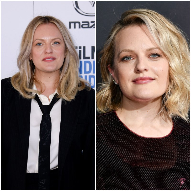 Celebrity Hair Transformations 2020, Elisabeth Moss